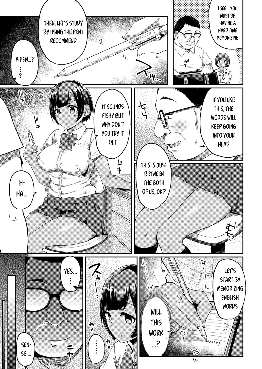 Hentai Manga Comic-Hypnosis Pencil-Read-3